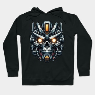 Biomech Skull S01 D37 Hoodie